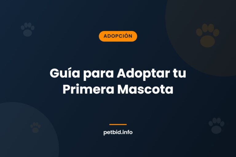 Adopción responsable de mascotas
