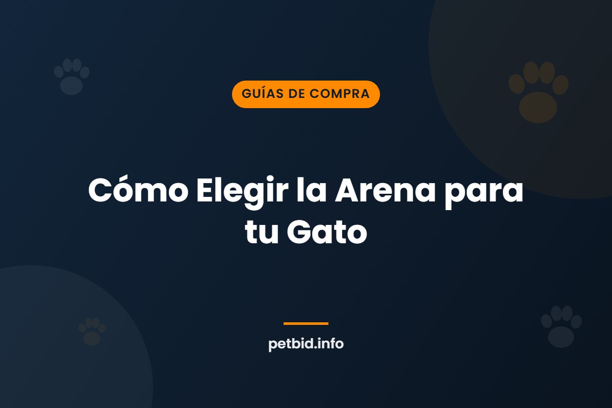 Cómo elegir arena para gatos