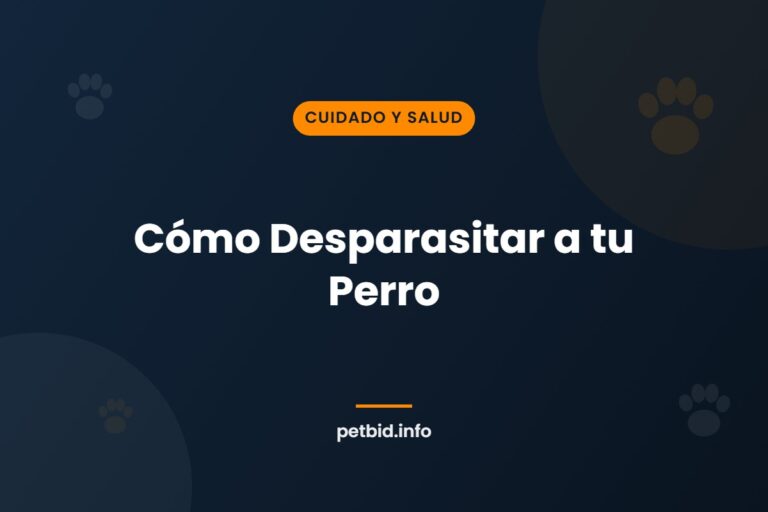 Desparasitación en perros